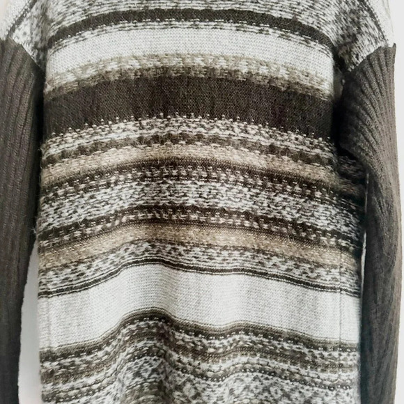 Benneton Sartoria Waterfall FrontMohair Blend Long Cardigan OS - Picture 5 of 7